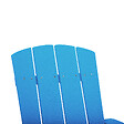 BELIANI - Chaise de jardin ADIRONDACK Bleu - vignette