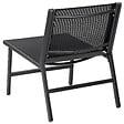 BELIANI - Lot de 2 chaises de jardin MARCEDDI Métal Noir - vignette