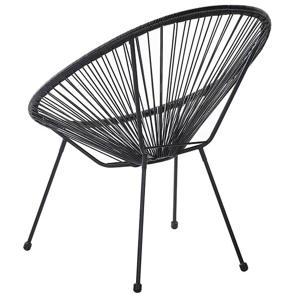 BELIANI - Chaise de jardin ACAPULCO II Noir - large