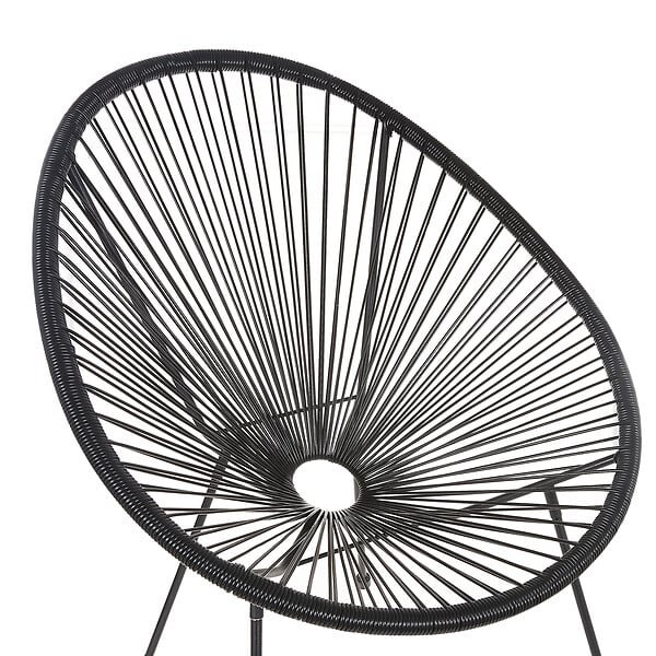BELIANI - Chaise de jardin ACAPULCO II Noir - large