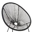 BELIANI - Chaise de jardin ACAPULCO II Noir - vignette