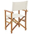 BELIANI - Lot de 2 chaises de jardin CINE Acacia Blanc cassé - vignette