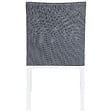 BELIANI - Lot de 2 chaises de jardin avec coussins BACOLI Tissu Gris foncé - vignette