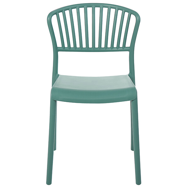 BELIANI - Lot de 4 chaises de jardin GELA Vert menthe - large