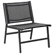 BELIANI - Chaise de jardin MARCEDDI Métal Noir - vignette