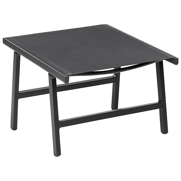 BELIANI - Chaise de jardin MARCEDDI Métal Noir - large