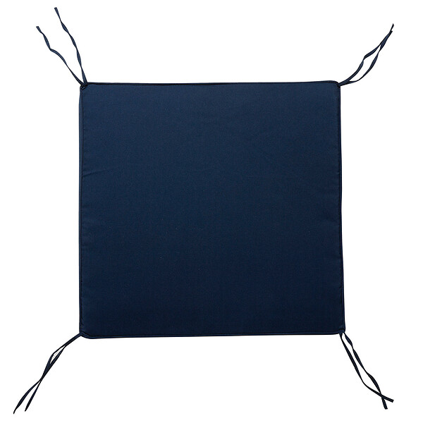 BELIANI - Chaise de jardin BALTIC Acacia Bleu marine - large