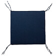 BELIANI - Chaise de jardin BALTIC Acacia Bleu marine - vignette