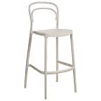 BELIANI - Lot de 2 chaises de bar de jardin PORANO Beige - vignette