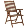 BELIANI - Chaise de jardin AMANTEA Acacia Marron foncé - vignette