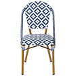 BELIANI - Lot de 4 chaises de jardin RIFREDDO Bleu - vignette