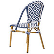BELIANI - Lot de 4 chaises de jardin RIFREDDO Bleu - vignette