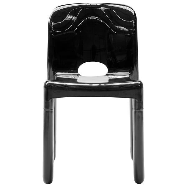 BELIANI - Lot de 4 chaises de jardin BETIM Noir - large