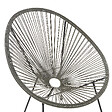 BELIANI - Chaise de jardin ACAPULCO II Gris foncé - vignette