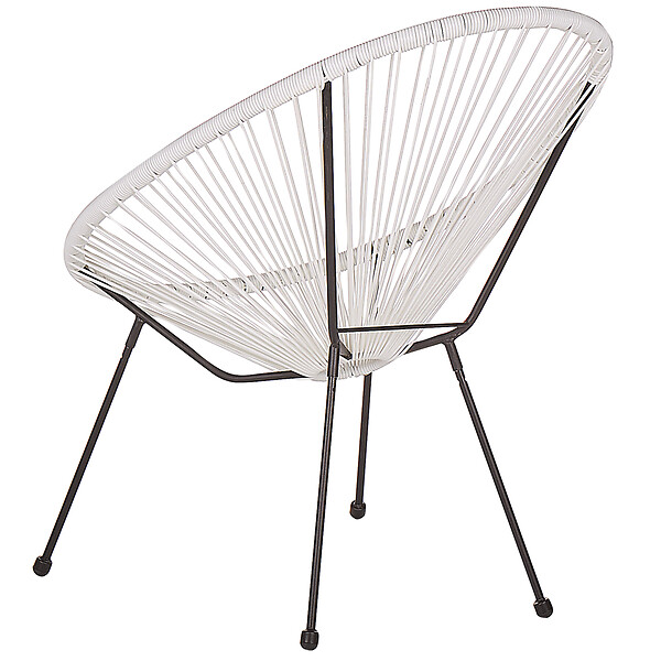 BELIANI - Chaise de jardin ACAPULCO II Blanc - large