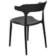 BELIANI - Lot de 4 chaises de jardin GUBBIO Noir - vignette