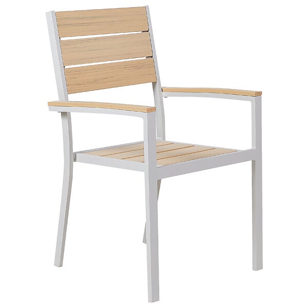 BELIANI - Lot de 4 chaises de jardin PRATO Beige - large