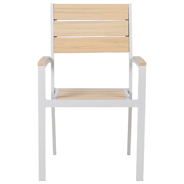 BELIANI - Lot de 4 chaises de jardin PRATO Beige - large