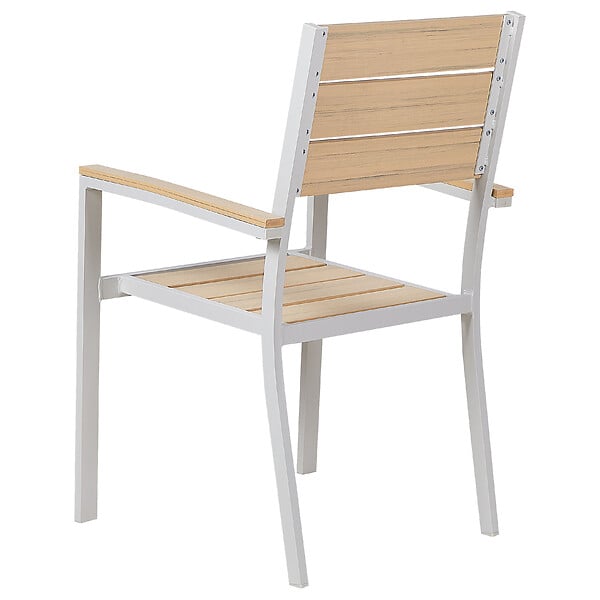 BELIANI - Lot de 4 chaises de jardin PRATO Beige - large