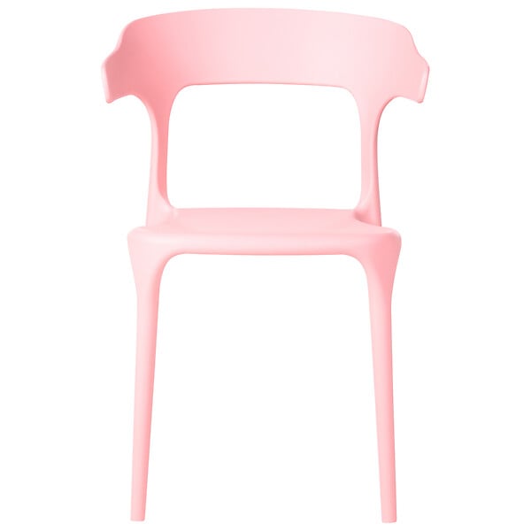 BELIANI - Lot de 4 chaises de jardin GUBBIO Rose - large