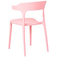 BELIANI - Lot de 4 chaises de jardin GUBBIO Rose - vignette