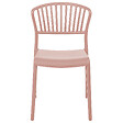 BELIANI - Lot de 4 chaises de jardin GELA Rose pastel - vignette
