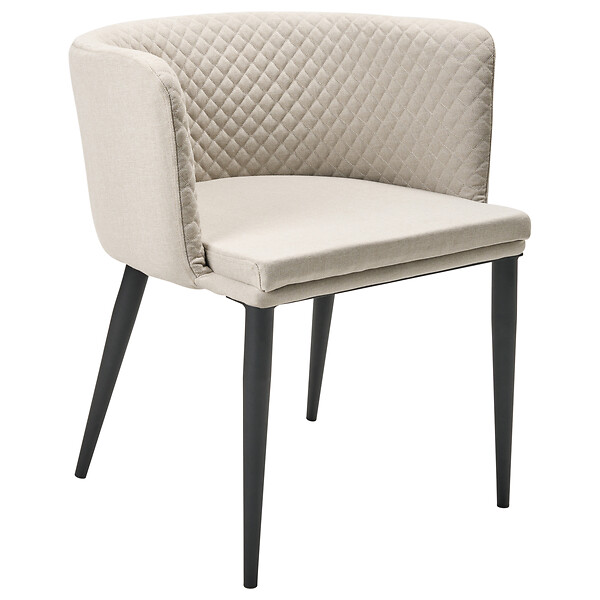 BELIANI - Lot de 2 chaises de jardin LIMASSON Tissu Beige - large