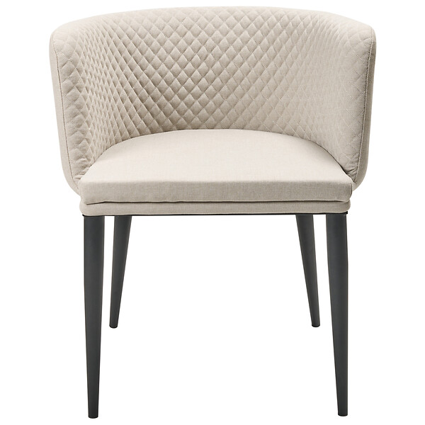 BELIANI - Lot de 2 chaises de jardin LIMASSON Tissu Beige - large