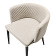 BELIANI - Lot de 2 chaises de jardin LIMASSON Tissu Beige - vignette