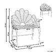 BELIANI - Chaise de jardin LIGURIA Métal Noir - vignette