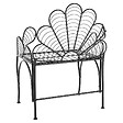 BELIANI - Chaise de jardin LIGURIA Métal Noir - vignette