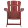 BELIANI - Chaise de jardin ADIRONDACK Rouge - vignette