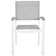 BELIANI - Lot de 2 chaises de jardin PERETA Métal Gris - vignette