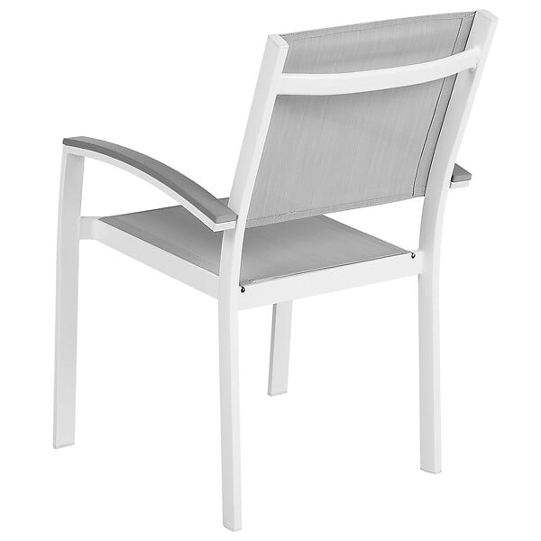 BELIANI - Lot de 2 chaises de jardin PERETA Métal Gris - large