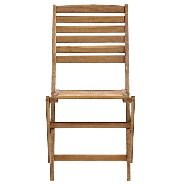 BELIANI - Lot de 6 chaises de jardin TOLVE Acacia Marron - large