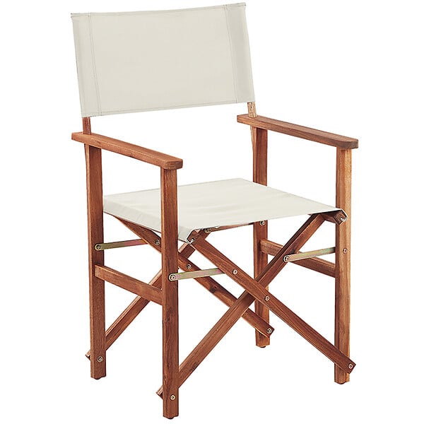 BELIANI - Lot de 2 chaises de jardin CINE Acacia Multicolore - large