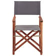 BELIANI - Lot de 2 chaises de jardin CINE Acacia Gris - vignette