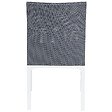 BELIANI - Lot de 4 chaises de jardin BACOLI Tissu Gris foncé - vignette