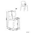 BELIANI - Lot de 4 chaises de jardin MUSANO Vert - vignette