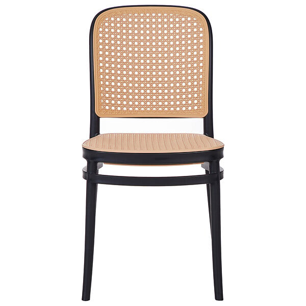 BELIANI - Lot de 4 chaises de jardin PLOSE Beige - large