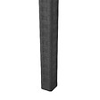 BELIANI - Lot de 4 chaises de jardin FOSSANO Matière synthétique Gris graphite - vignette