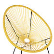 BELIANI - Chaise de jardin ACAPULCO II Jaune - vignette