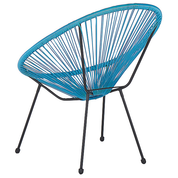 BELIANI - Chaise de jardin ACAPULCO II Bleu - large