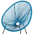 BELIANI - Chaise de jardin ACAPULCO II Bleu - vignette