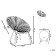 BELIANI - Chaise de jardin ACAPULCO II Naturel - vignette