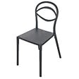 BELIANI - Lot de 4 chaises de jardin COVOLO Noir - vignette