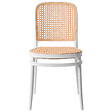 BELIANI - Lot de 4 chaises de jardin PLOSE Blanc/beige - vignette