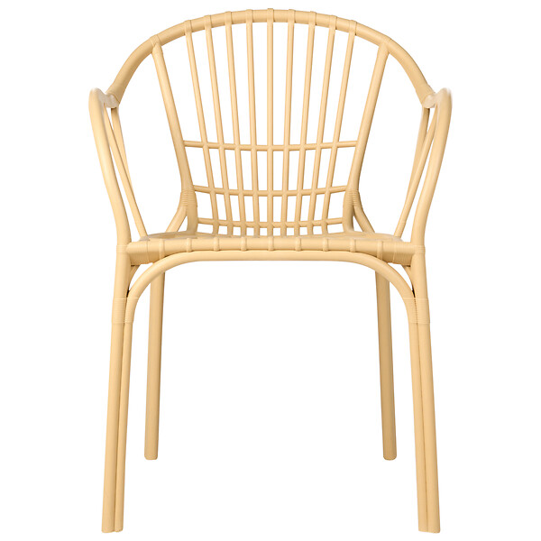 BELIANI - Lot de 4 chaises de jardin ANDORA Beige - large