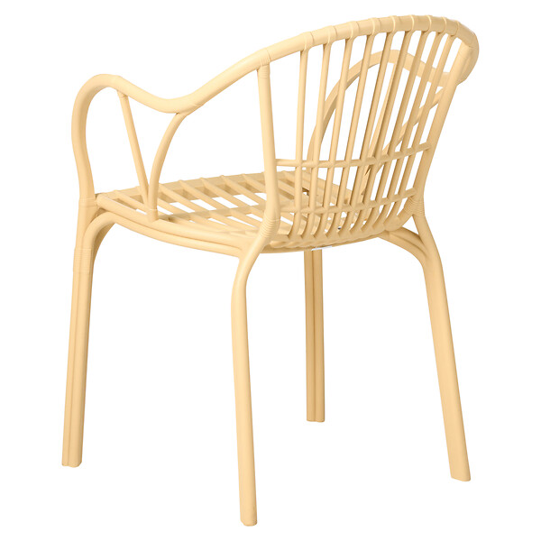 BELIANI - Lot de 4 chaises de jardin ANDORA Beige - large