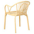 BELIANI - Lot de 4 chaises de jardin ANDORA Beige - vignette